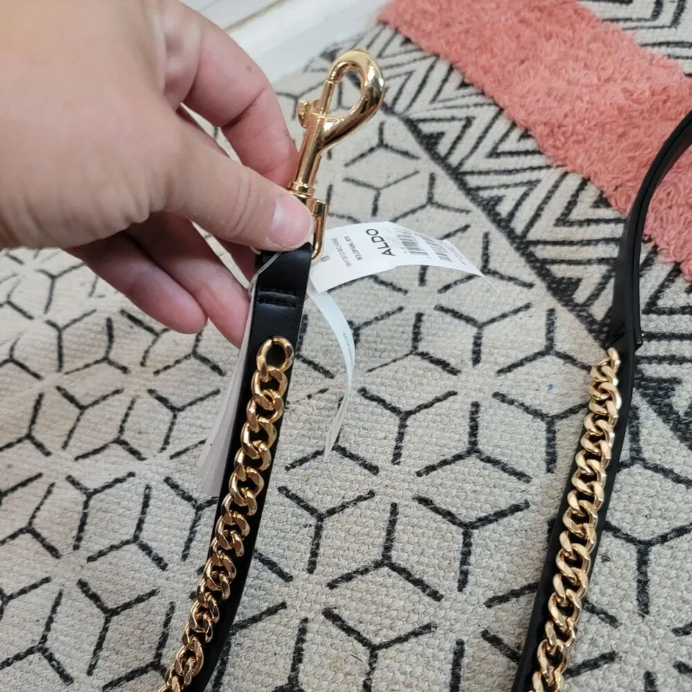 ALDO GOLD CHAIN PET 3FT LONG LEASH